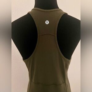 lululemon athletica Olive Green Tank Top